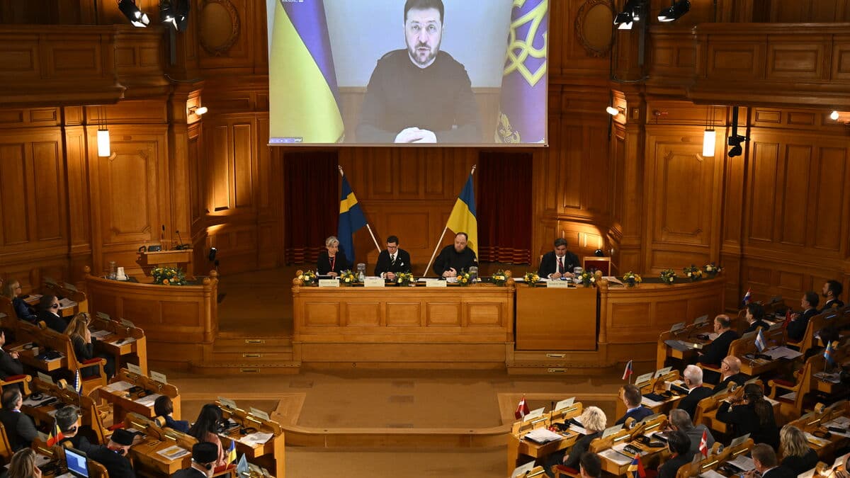 Summit in the Riksdag on Russia's invasion