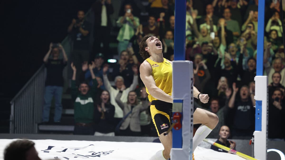 Duplantis says different feeling today after 15th world record in Uppsala