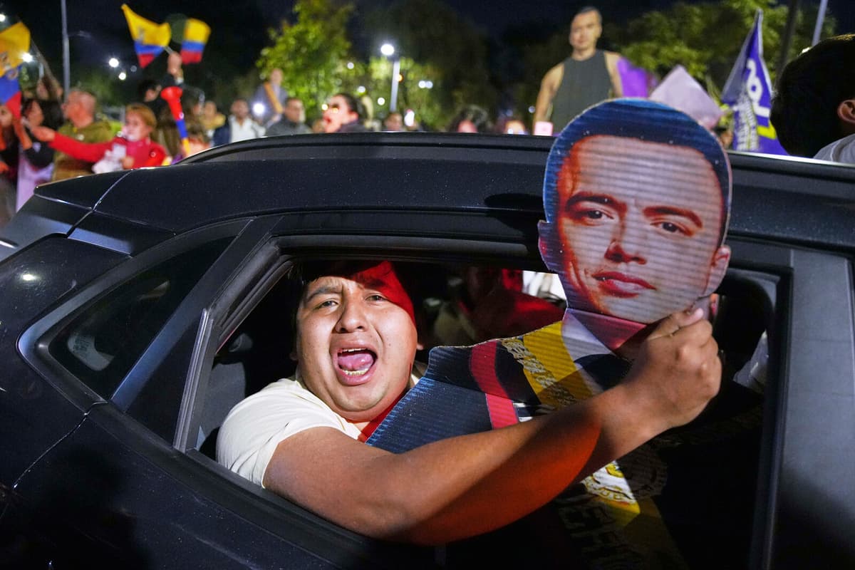 Ecuador's President Daniel Noboa Declares Election Win