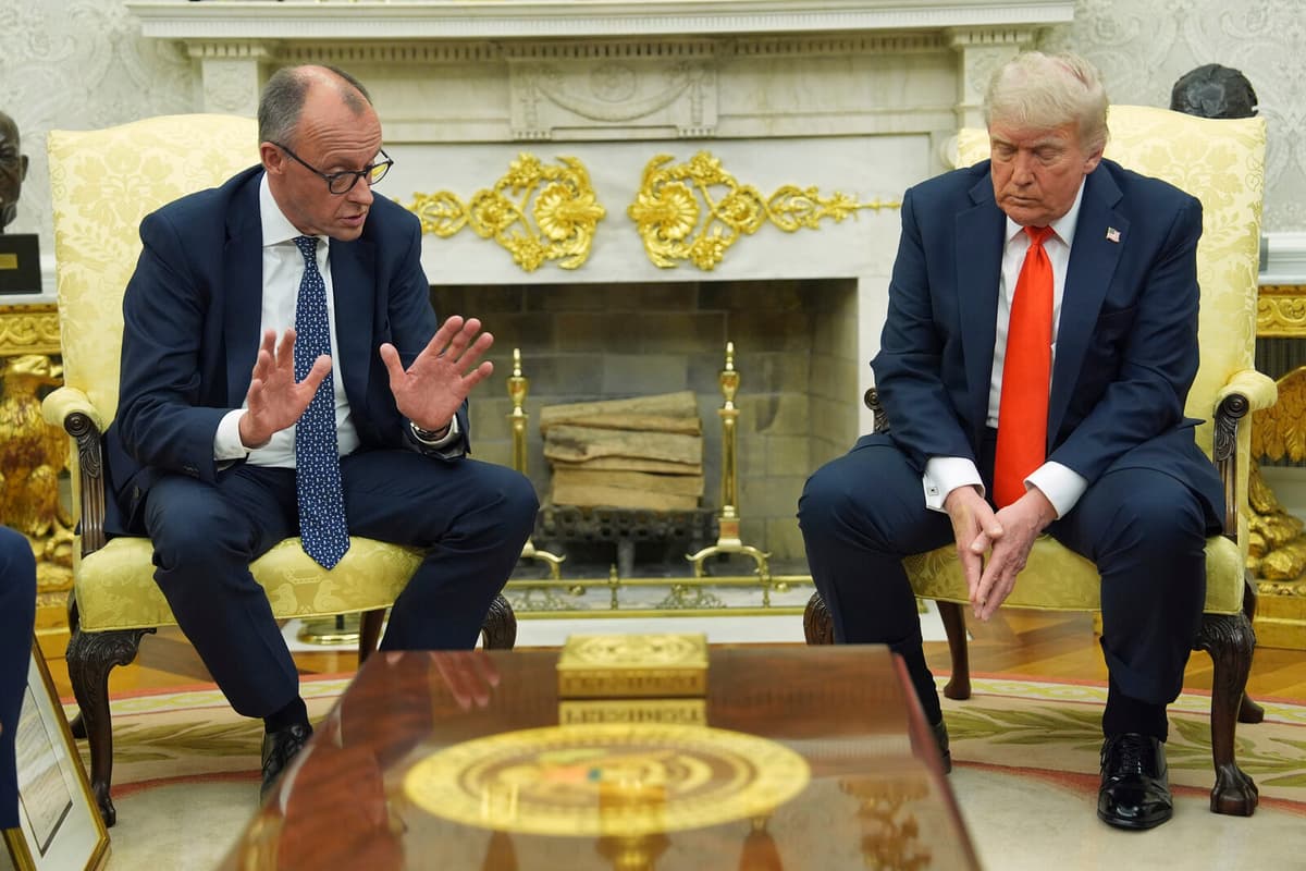 Trump and Merz Share Friendly Words During White House Meeting