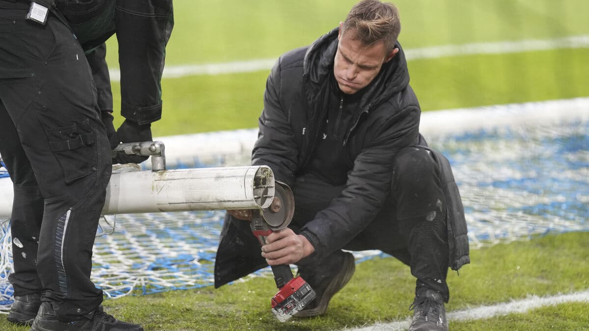 The target was too high – had to be cut with an angle grinder