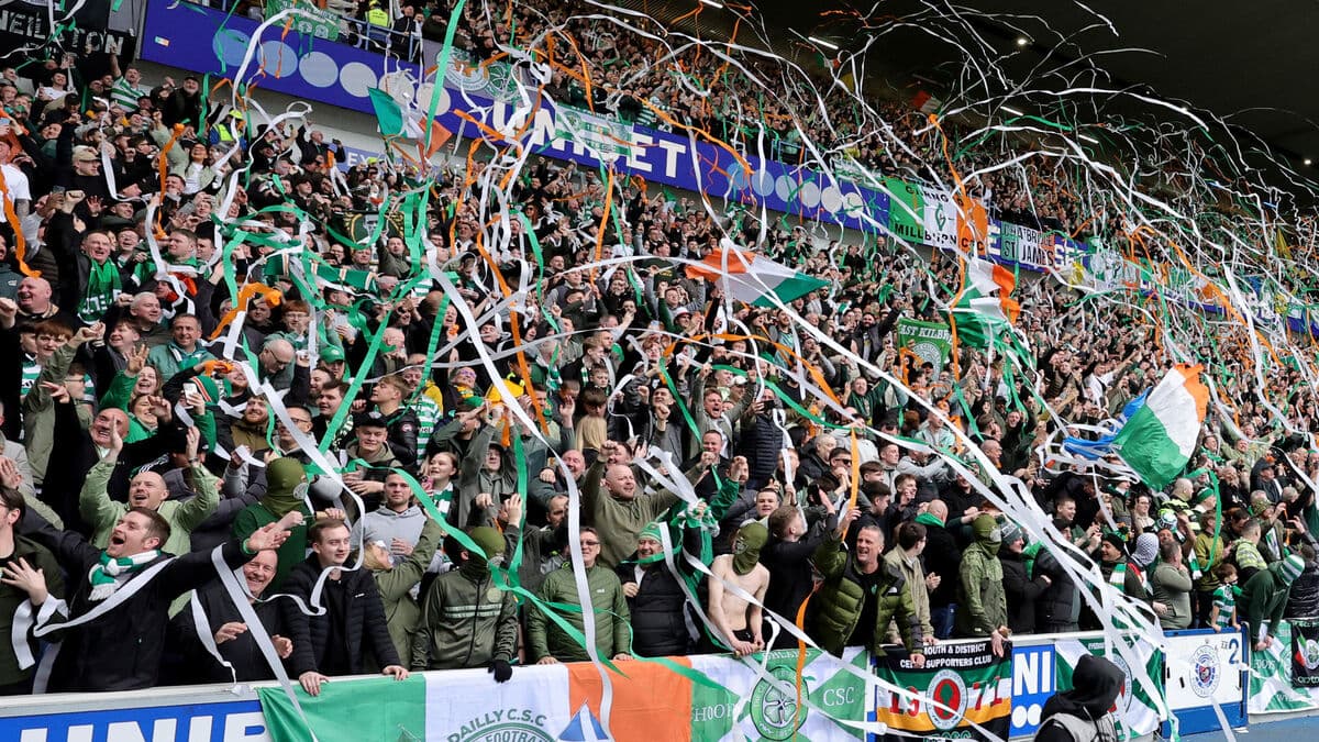 Scandalous scenes after the Old Firm derby in Scotland as Celtic knock out Rangers on penalties