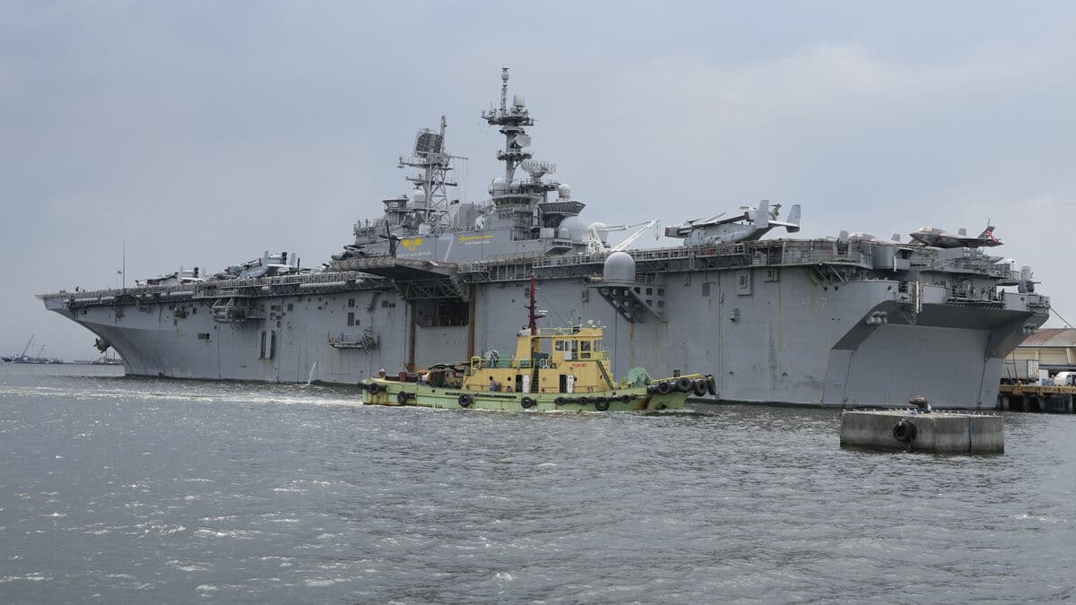 American amphibious ship USS Tripoli