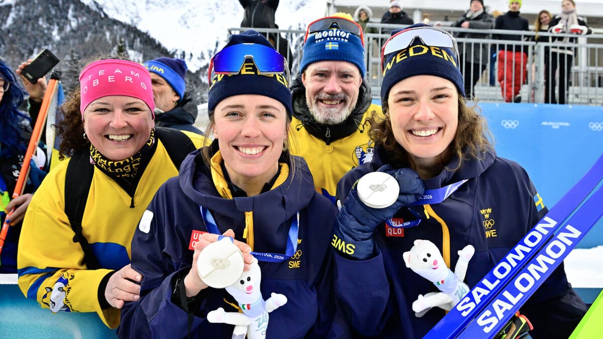 The hair ties brought luck: Elvira Öberg says one hundred percent success