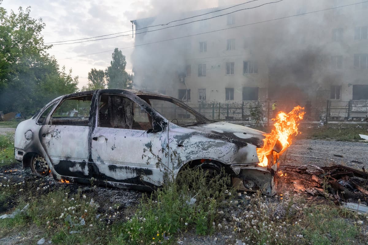 Zelenskyj Condemns Russian Missile and Drone Attacks on Ukraine
