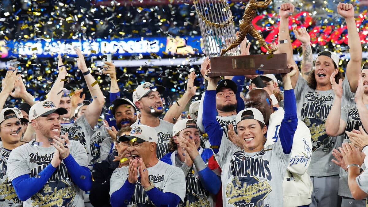Dodgers defend title after huge drama