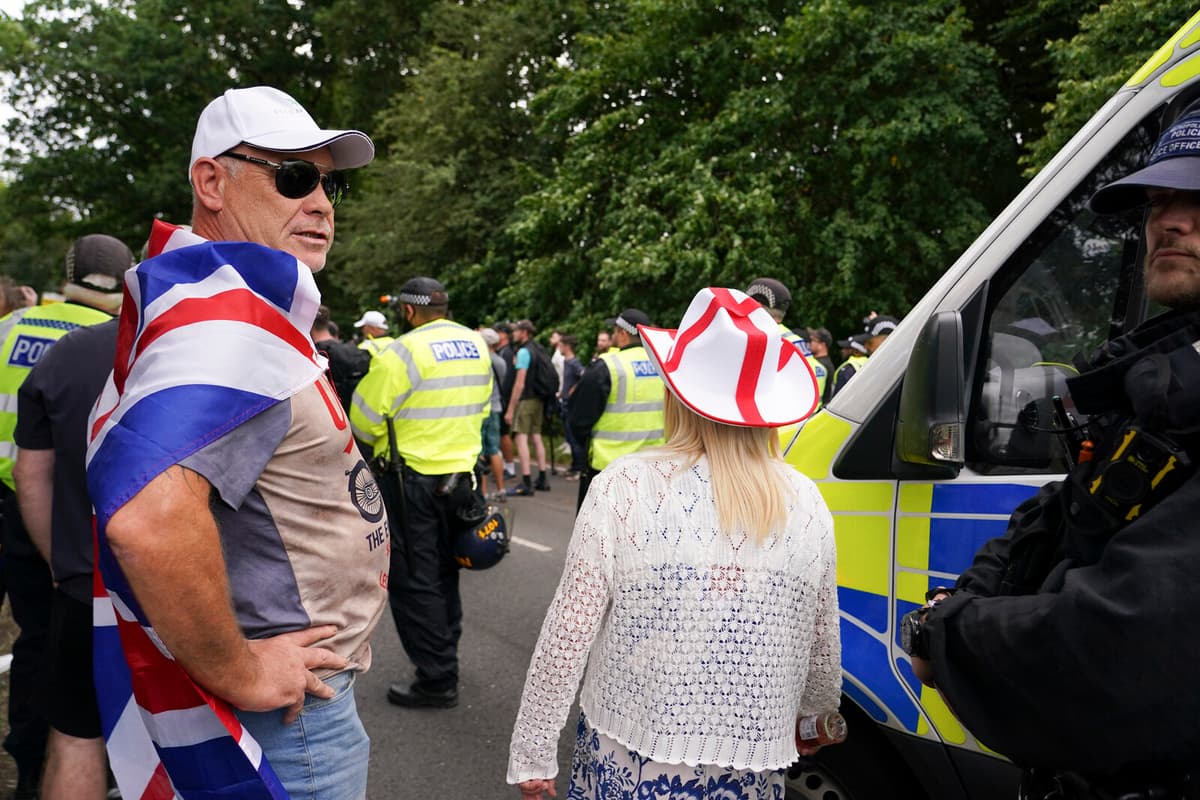 Britons Protest Migration with Flag-Waving Demonstrations