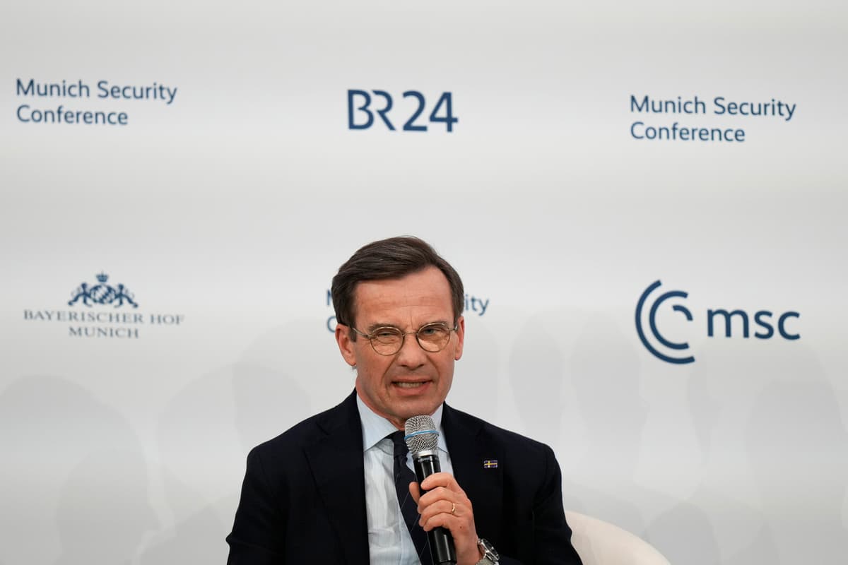 Kristersson: High time for unity in Europe