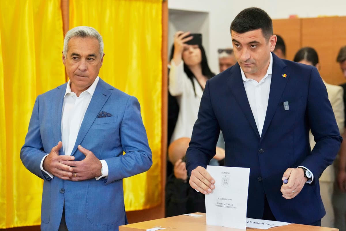 George Simion Leads Romania's Presidential Election with 40% Votes