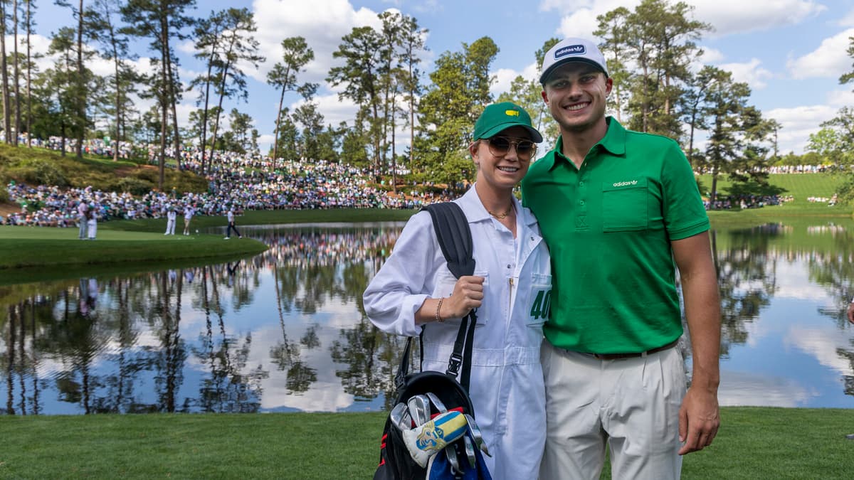 Ludvig Åberg Enjoys Par 3 Fun with Girlfriend as Caddie at US Masters