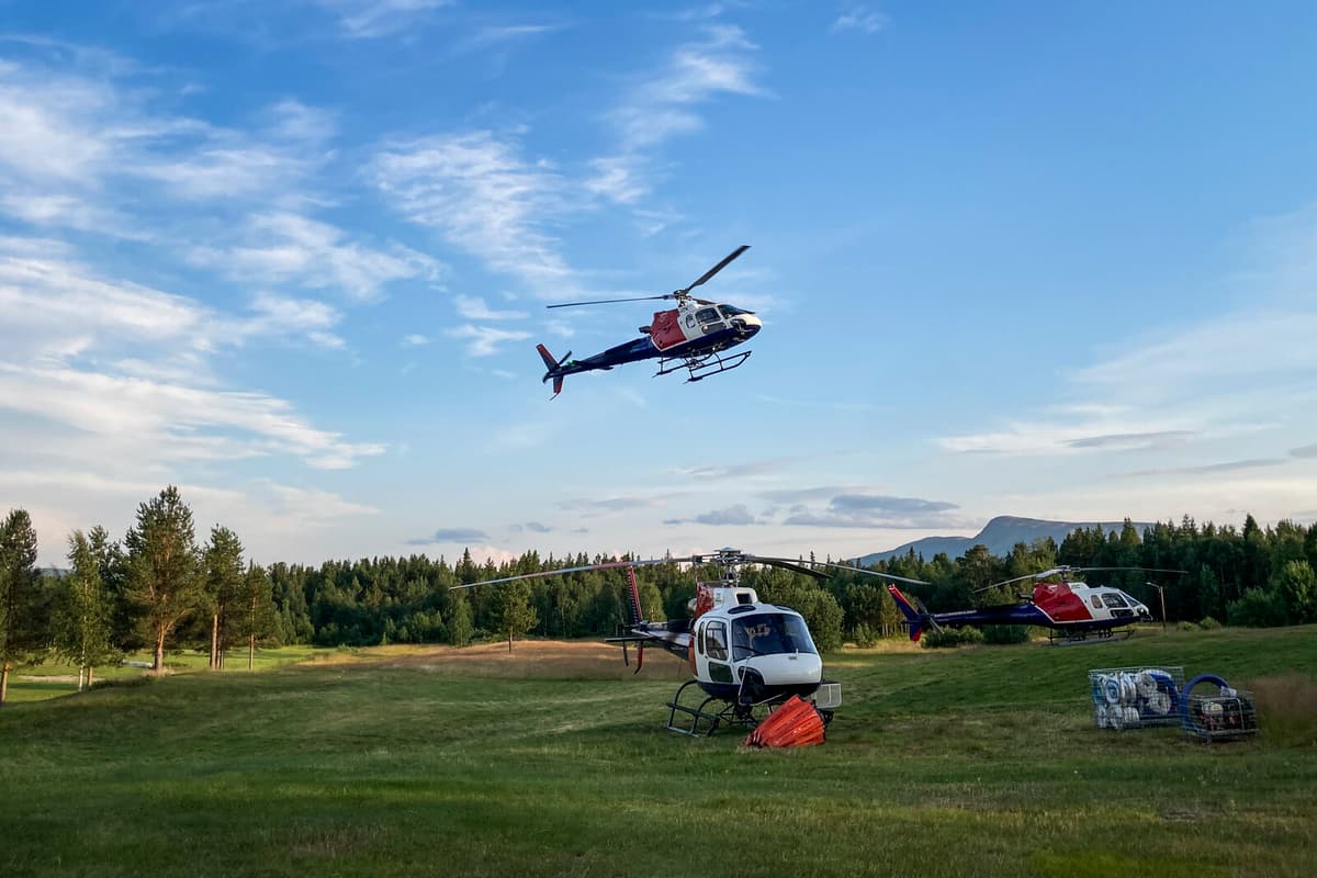 Jokkmokk Fire Continues Despite Rain Efforts