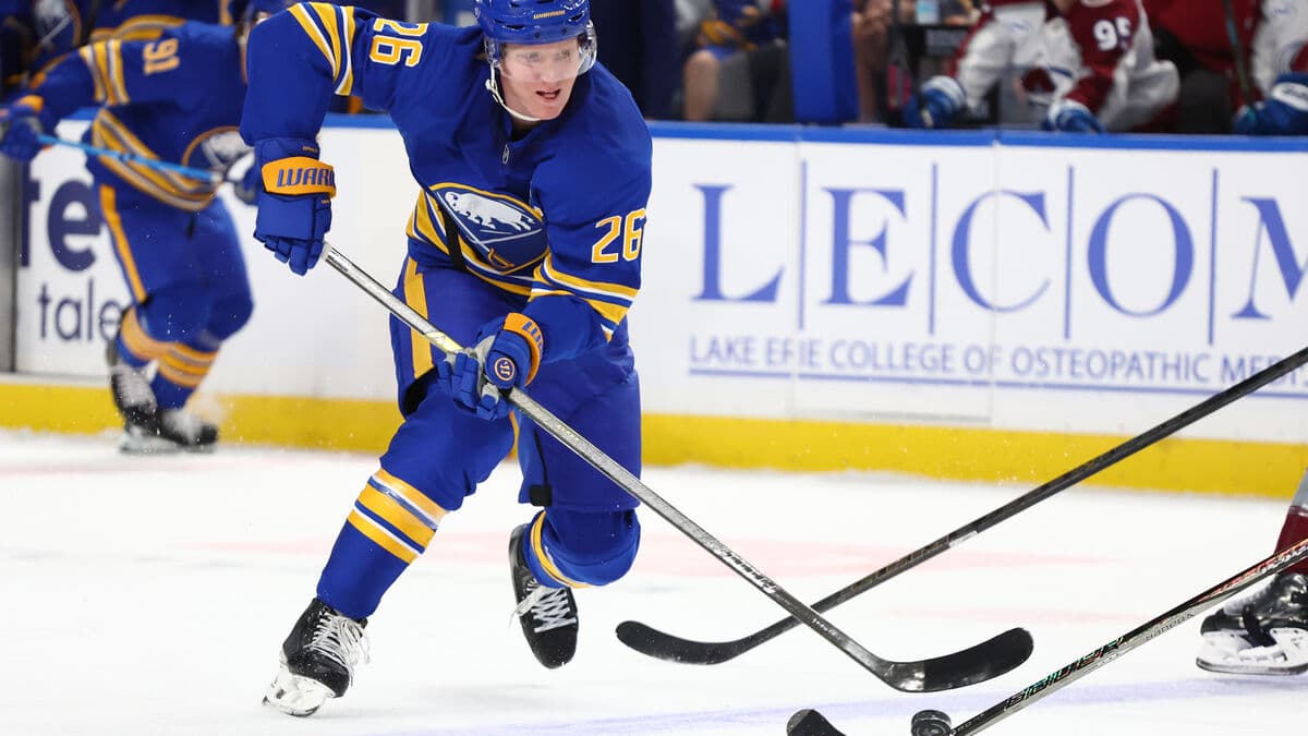 Buffalo Sabres Shut Out Reigning NHL Champions; Dahlin in Scuffle