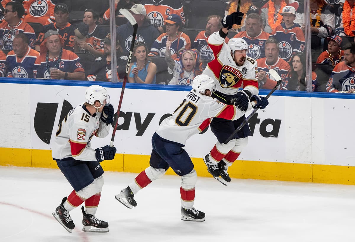 Brad Marchand Scores in Double Overtime as Florida Levels Stanley Cup Finals