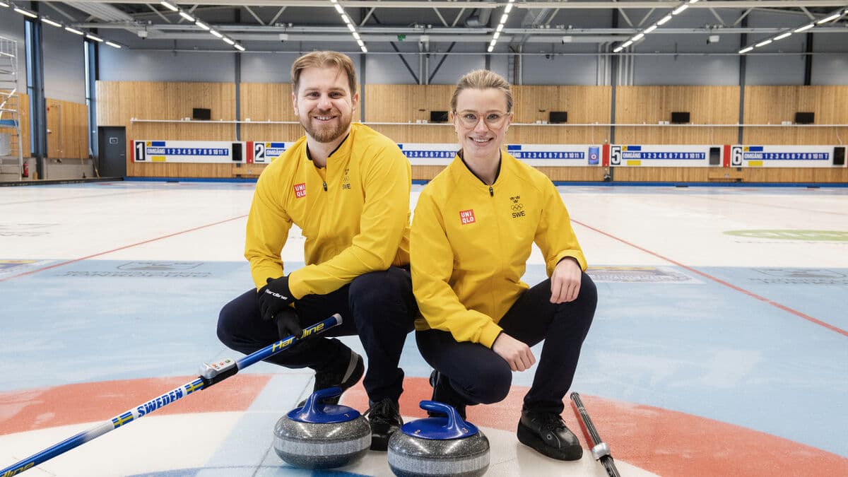 Swedish curlers make Olympic history as first brother and sister on same team