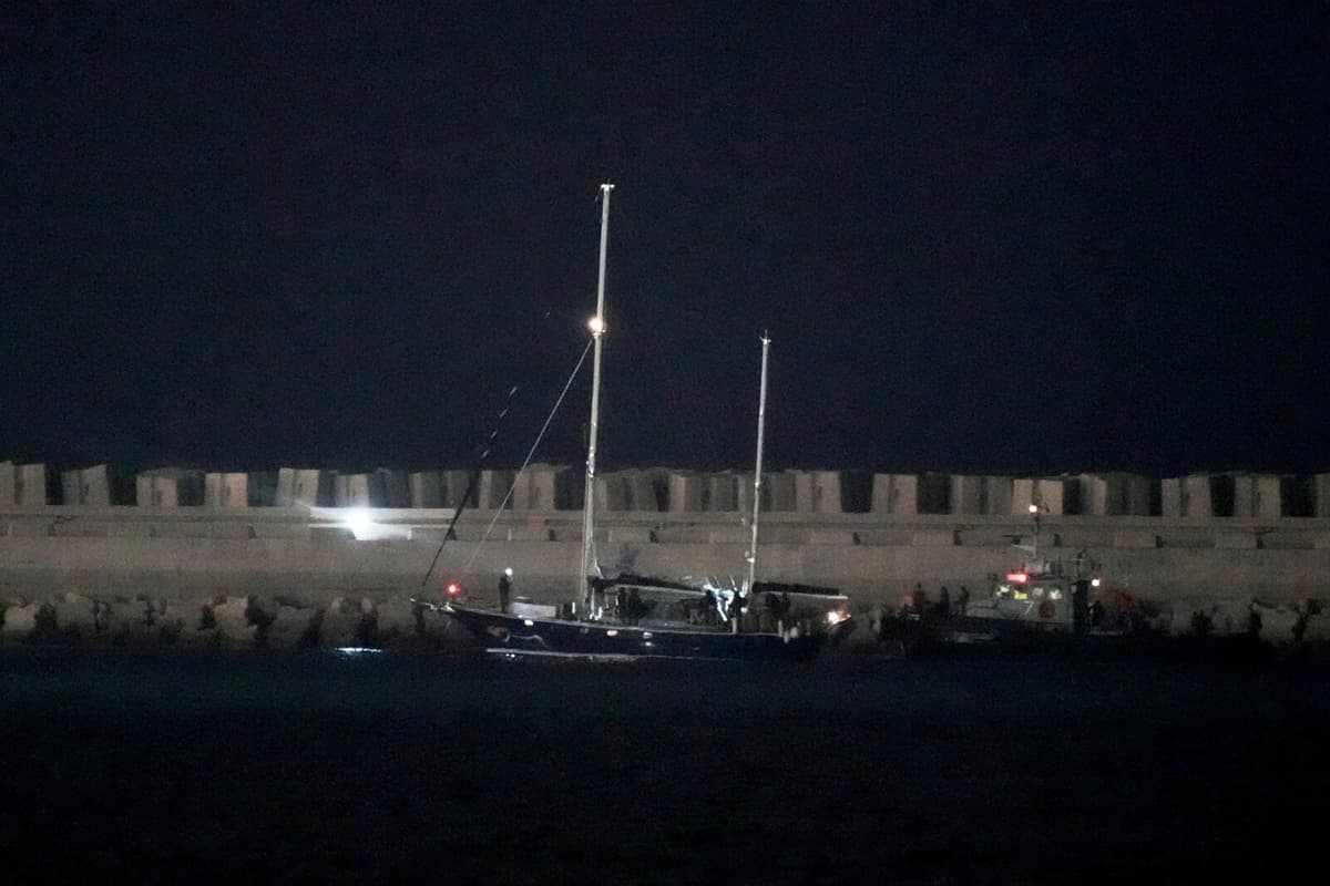 Greta Thunberg's Ship Madleen Arrives in Israel's Ashdod Port