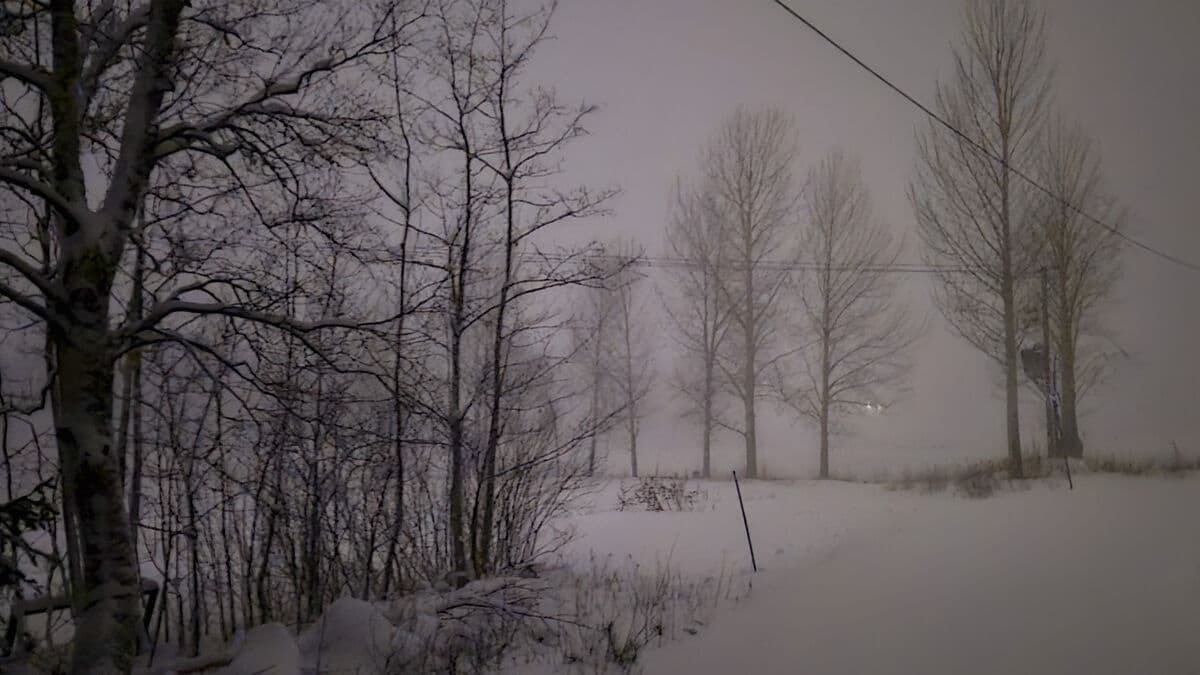 The storm is reaching its peak - in the middle of its strongest