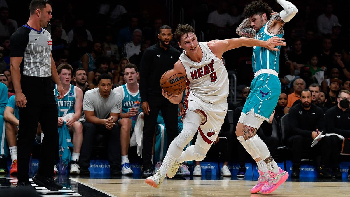 Pelle Larsson Shines in Miami's Victory Over Charlotte Hornets