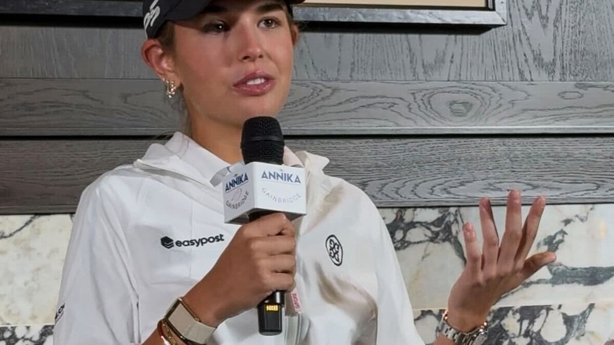 Kai Trump debuts – Woods and Sörenstam gave advice