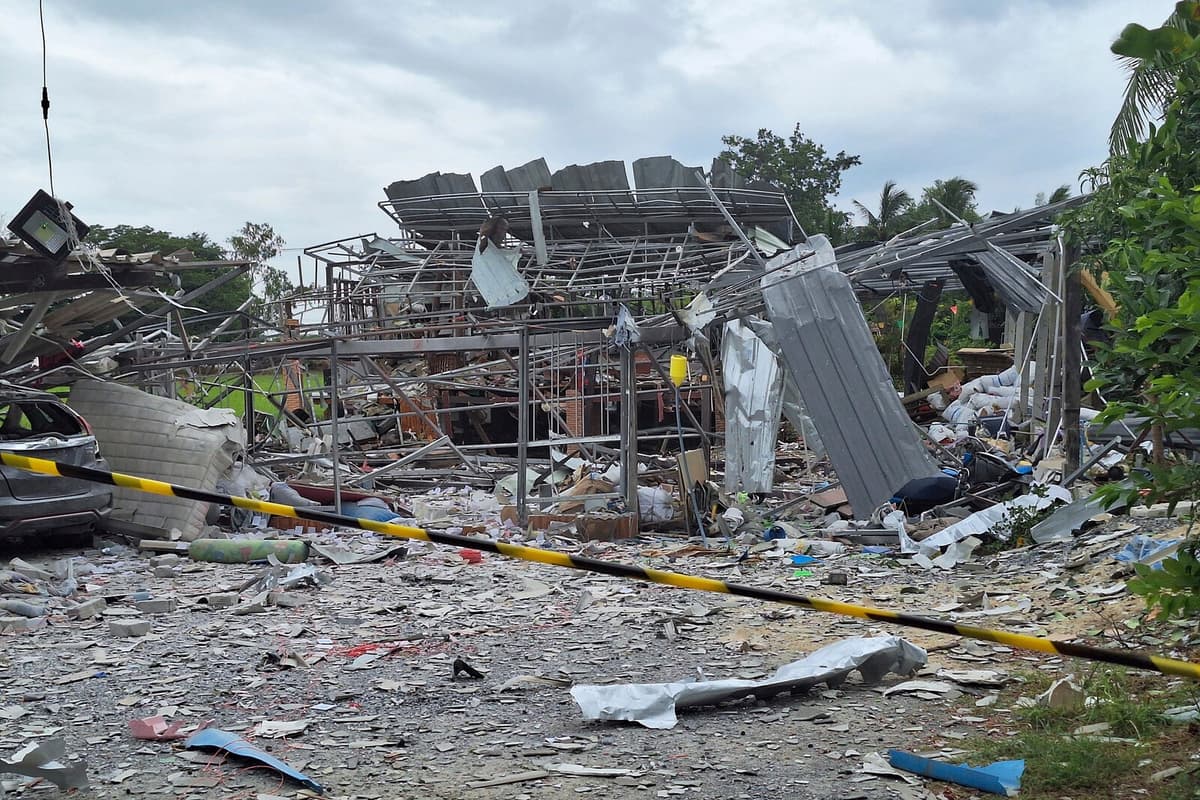 Nine Dead in Thailand Fireworks Factory Explosion