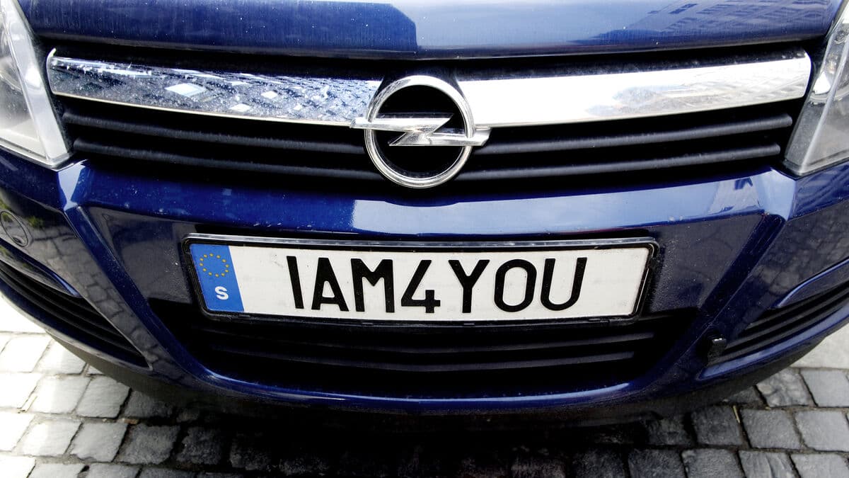 Here are the license plates that are rejected