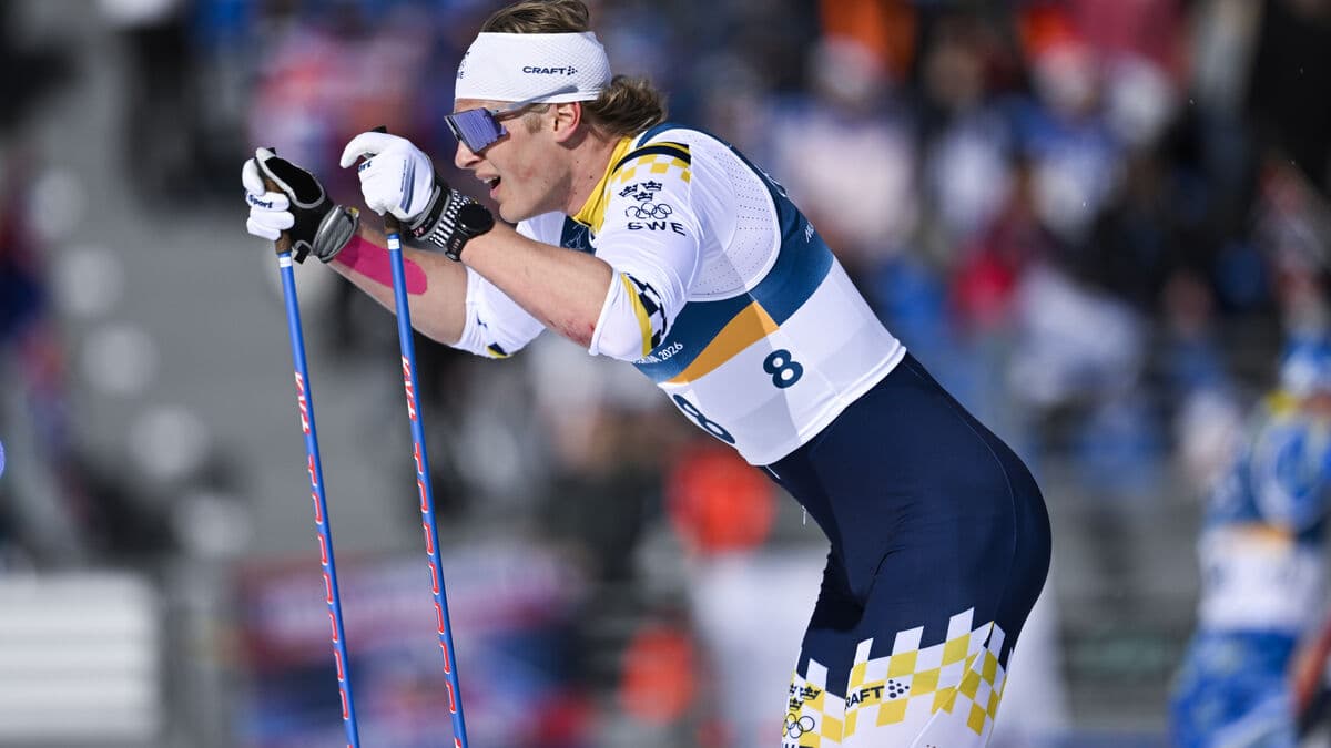 Edvin Anger's nightmare: fall and two broken poles at the Olympics