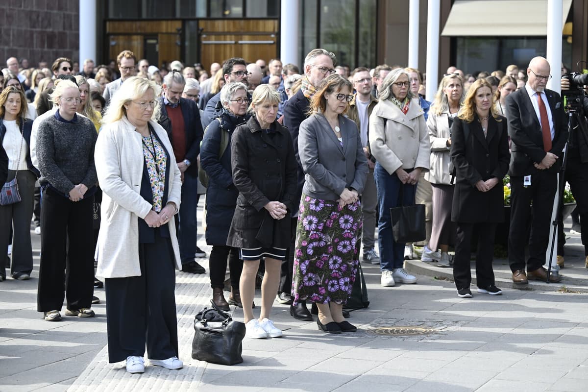Uppsala Honors Triple Murder Victims with Minute of Silence