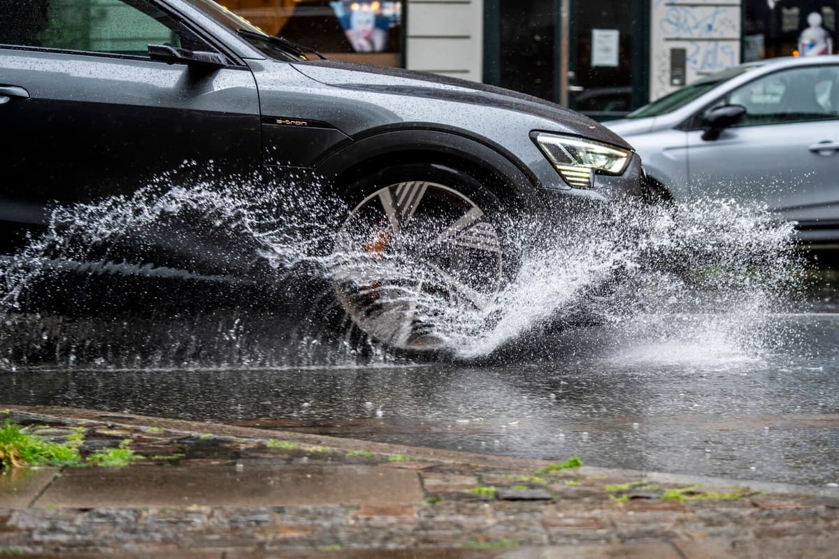 Southern Sweden Rainstorm Causes Flooding and Store Closures