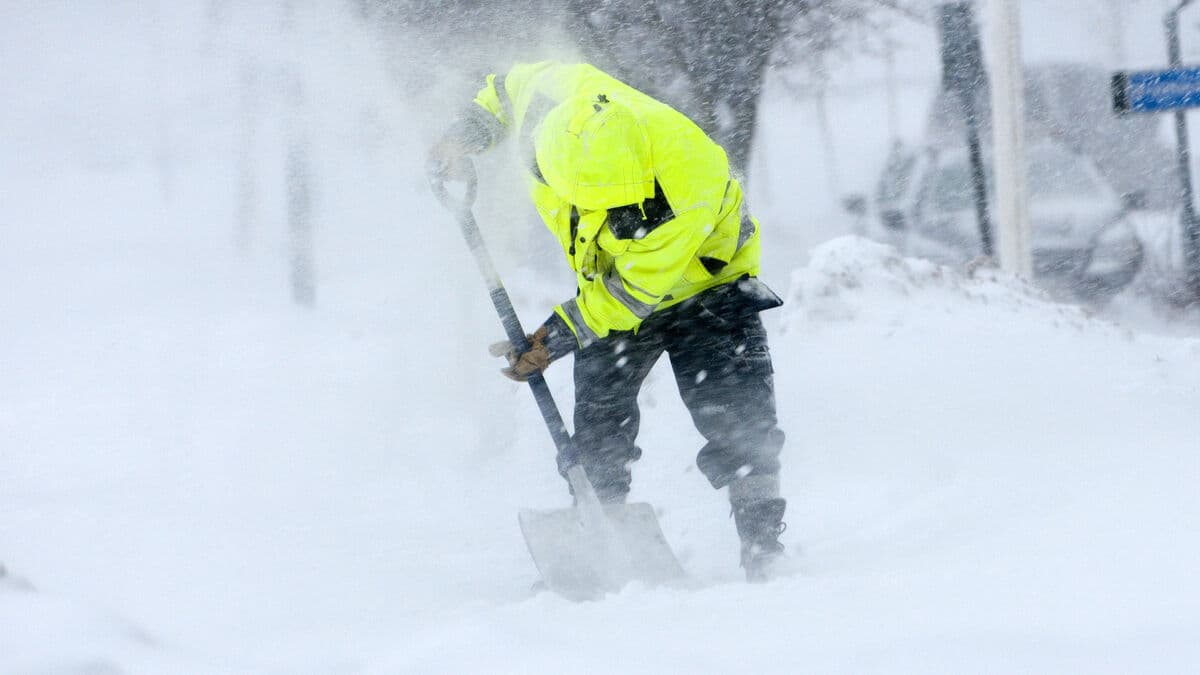 Snowstorm for New Year's Day 2026 in Sweden - Up to half a meter