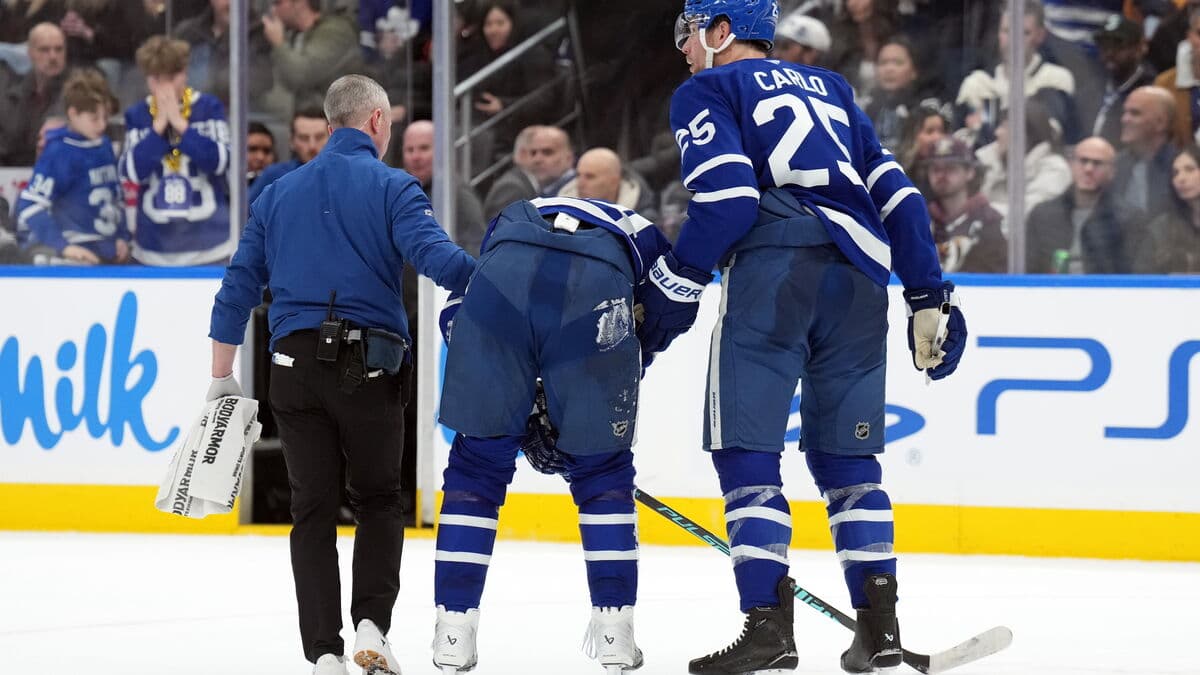 Toronto captain Auston Matthews out for the rest of the season