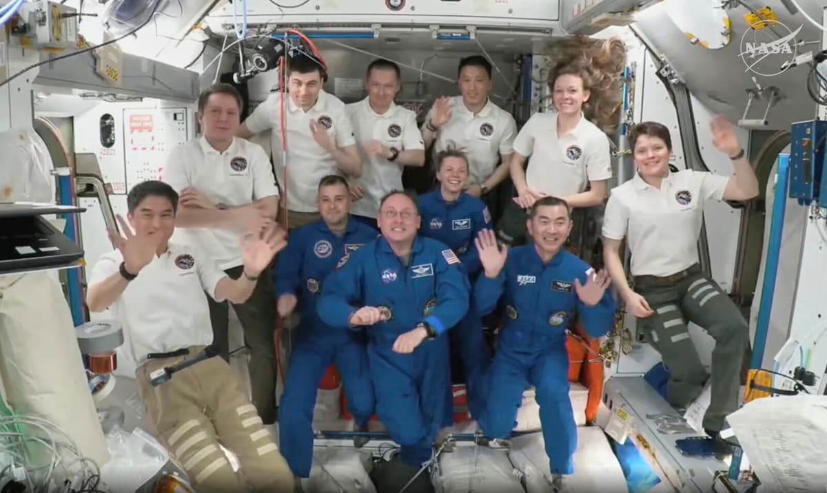 Four Astronauts Arrive at International Space Station via SpaceX