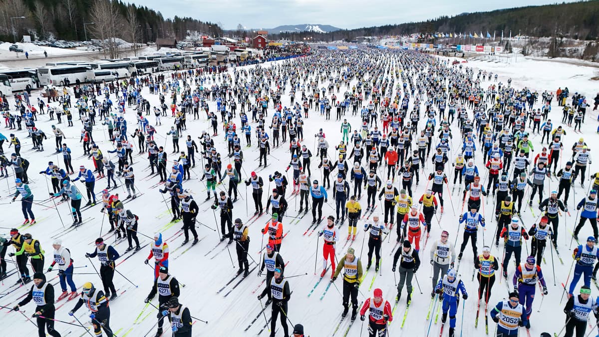 Late change for skiers in Vasaloppet