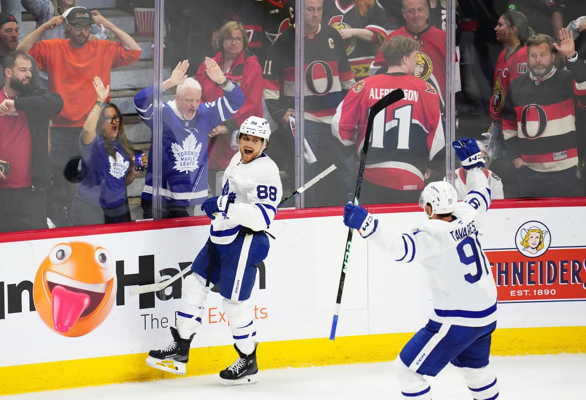 Nylander Leads Toronto to Quarterfinals with Win Over Ottawa