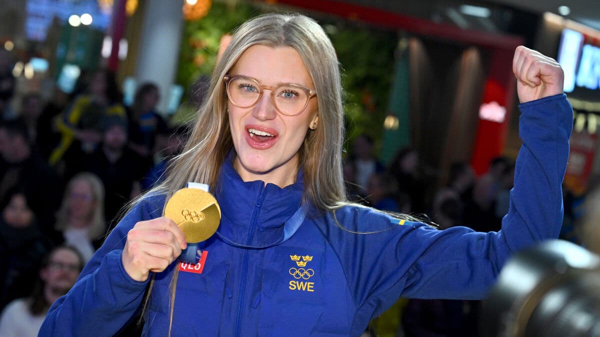 The golden hero Isabella Wranå was celebrated at home