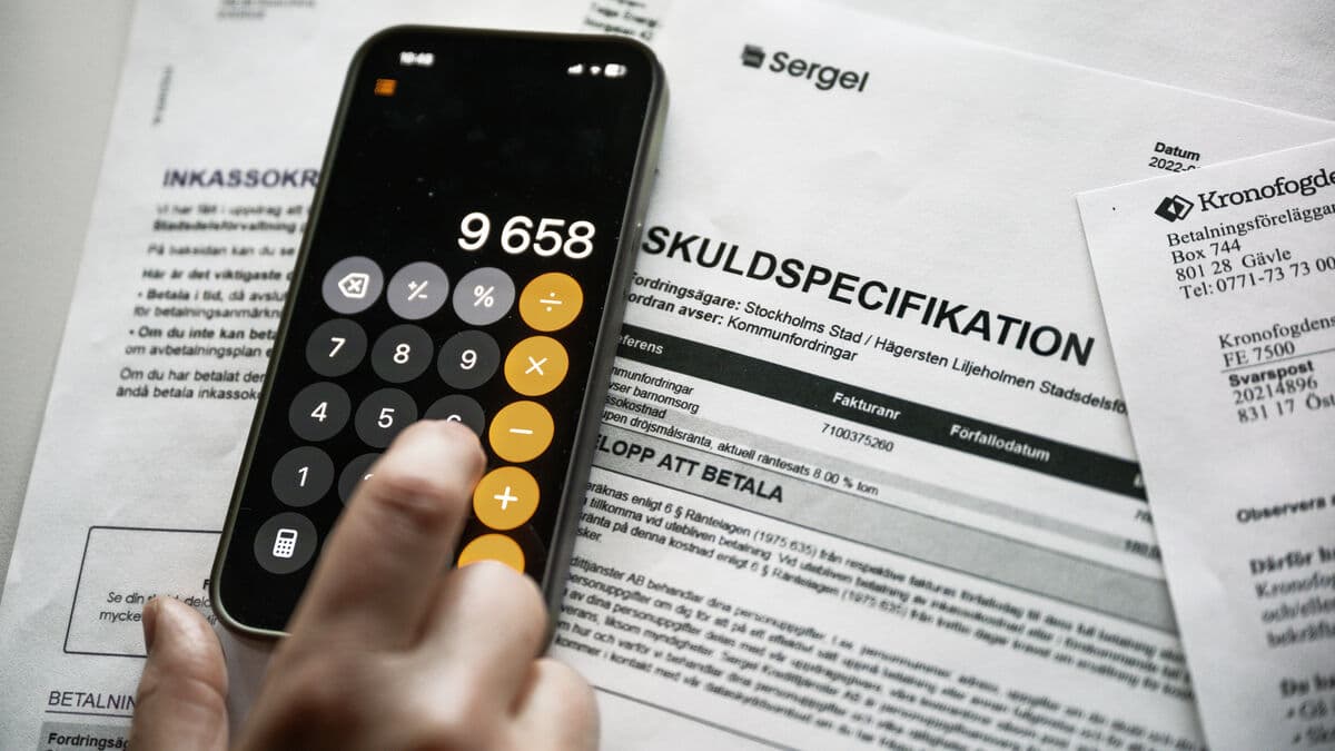 Debts continue to increase in Sweden - SEK 44 million a day