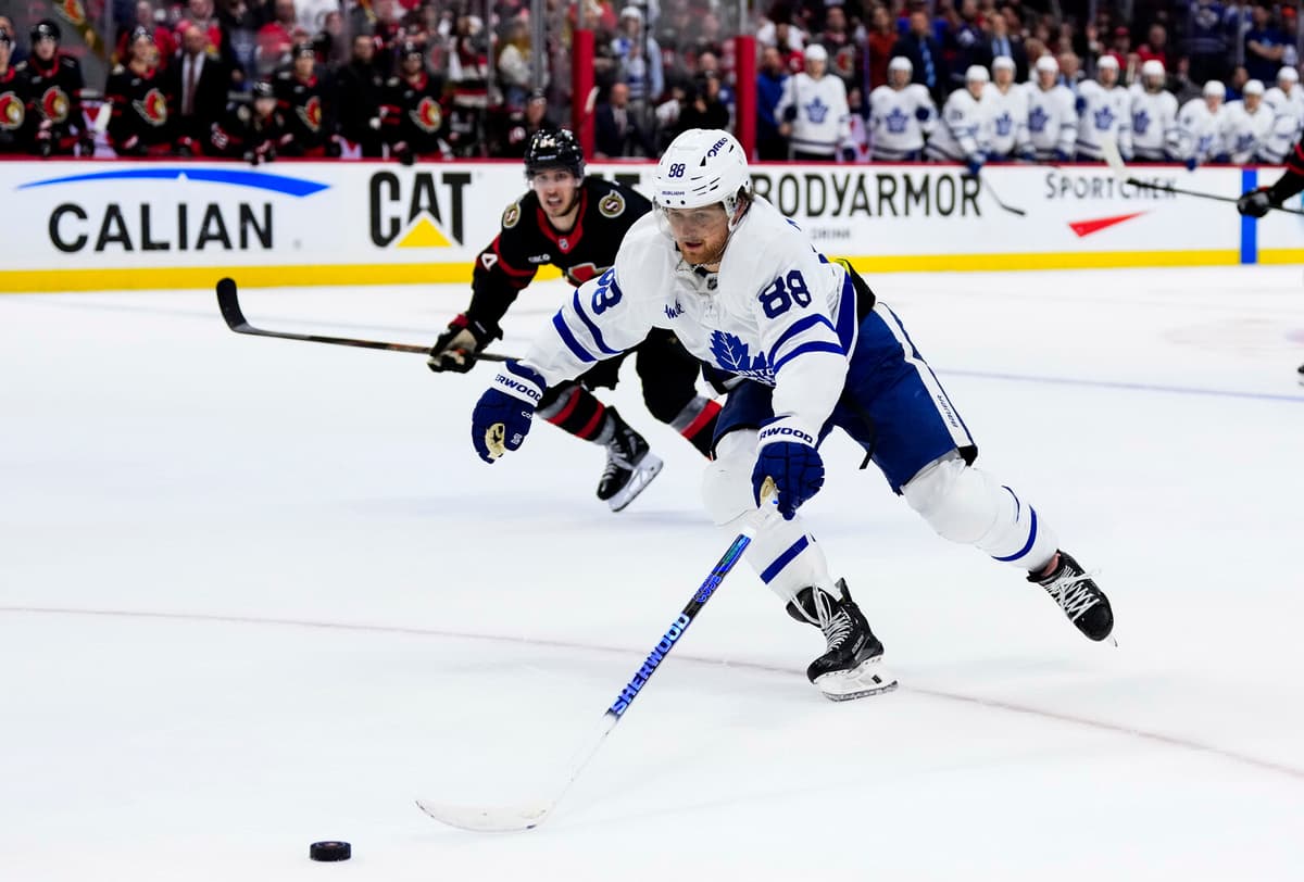 Nylander Leads Stanley Cup Scoring Despite Toronto's Overtime Loss