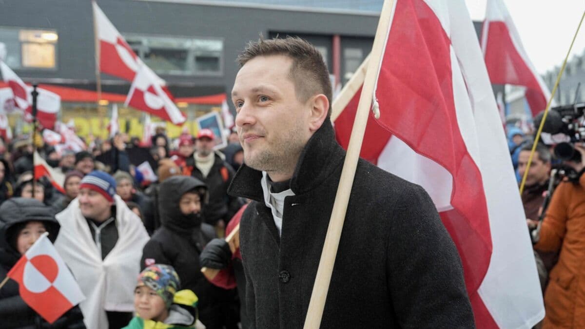 Protesters march in Nuuk, Greenland against Trump's proposal to buy Greenland