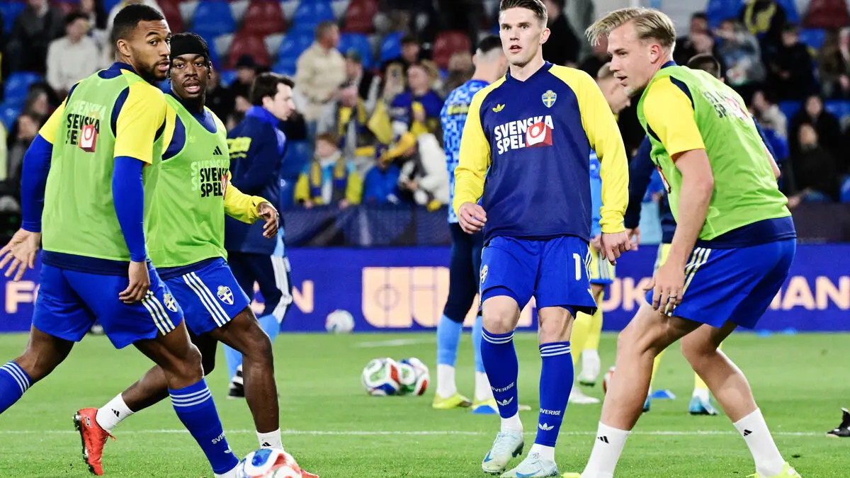 Sweden opts for five-back line against Ukraine in World Cup playoff, Potter says it gives the right balance