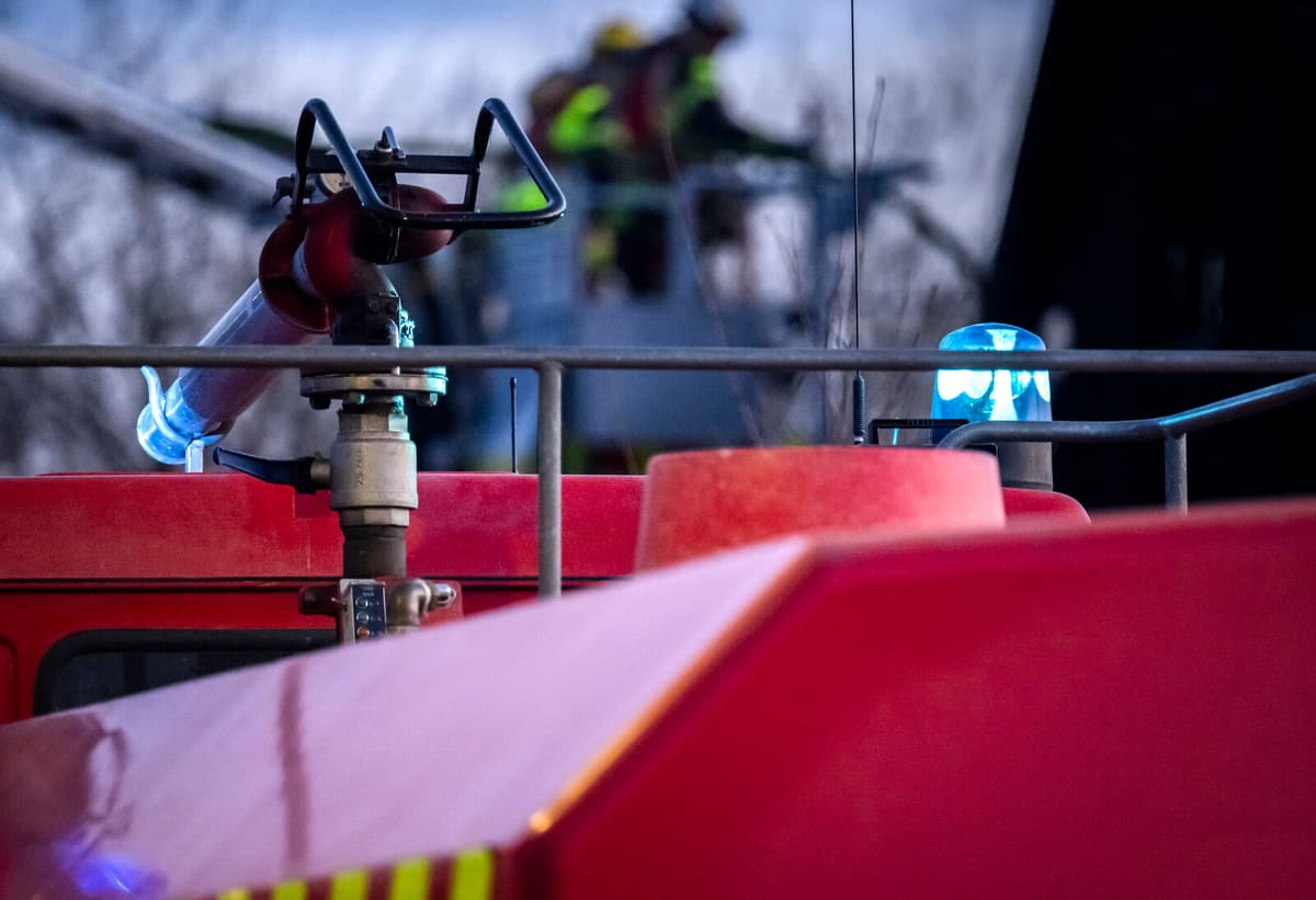 Row House Fire in Åstorp Sends One to Hospital