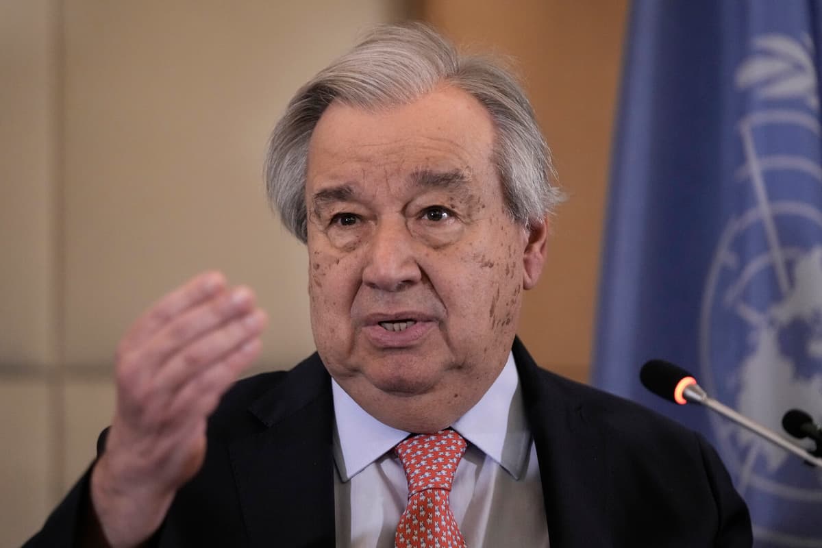 Guterres Calls for End to Israel-Iran Escalation