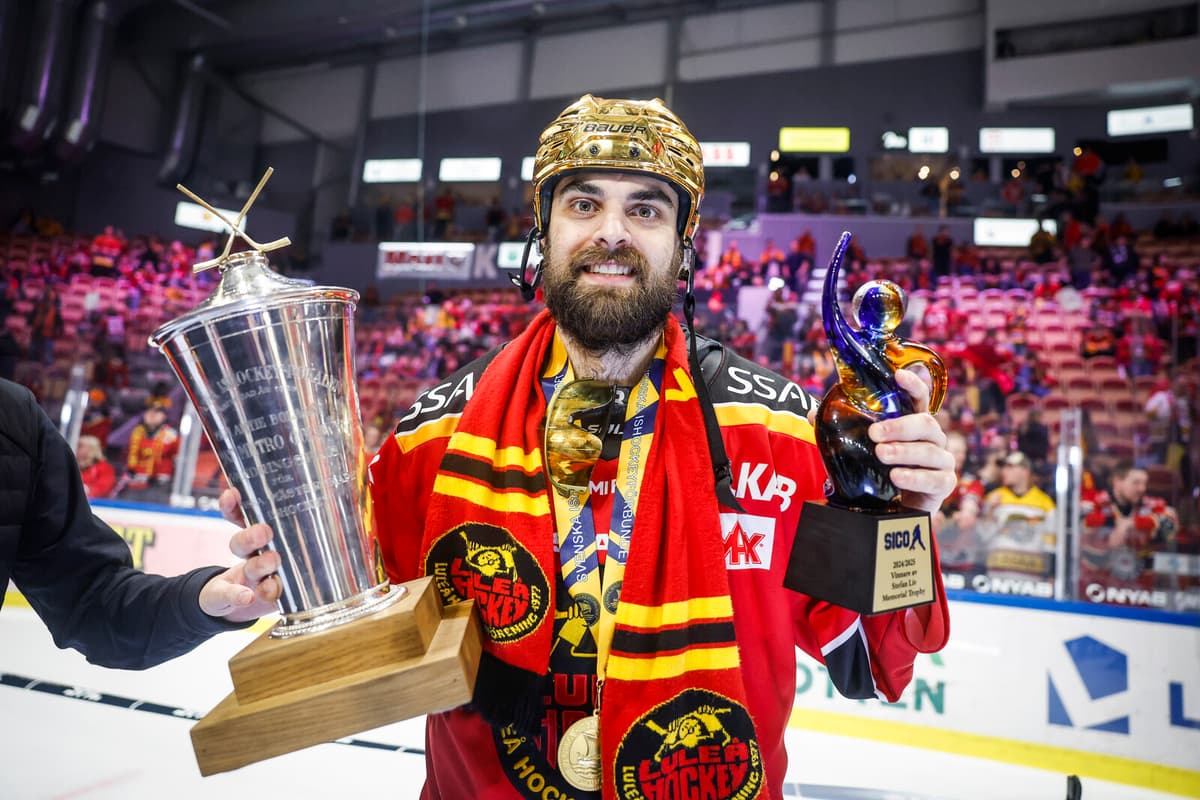 Frédéric Allard Remains with Luleå Hockey After SM Gold Triumph