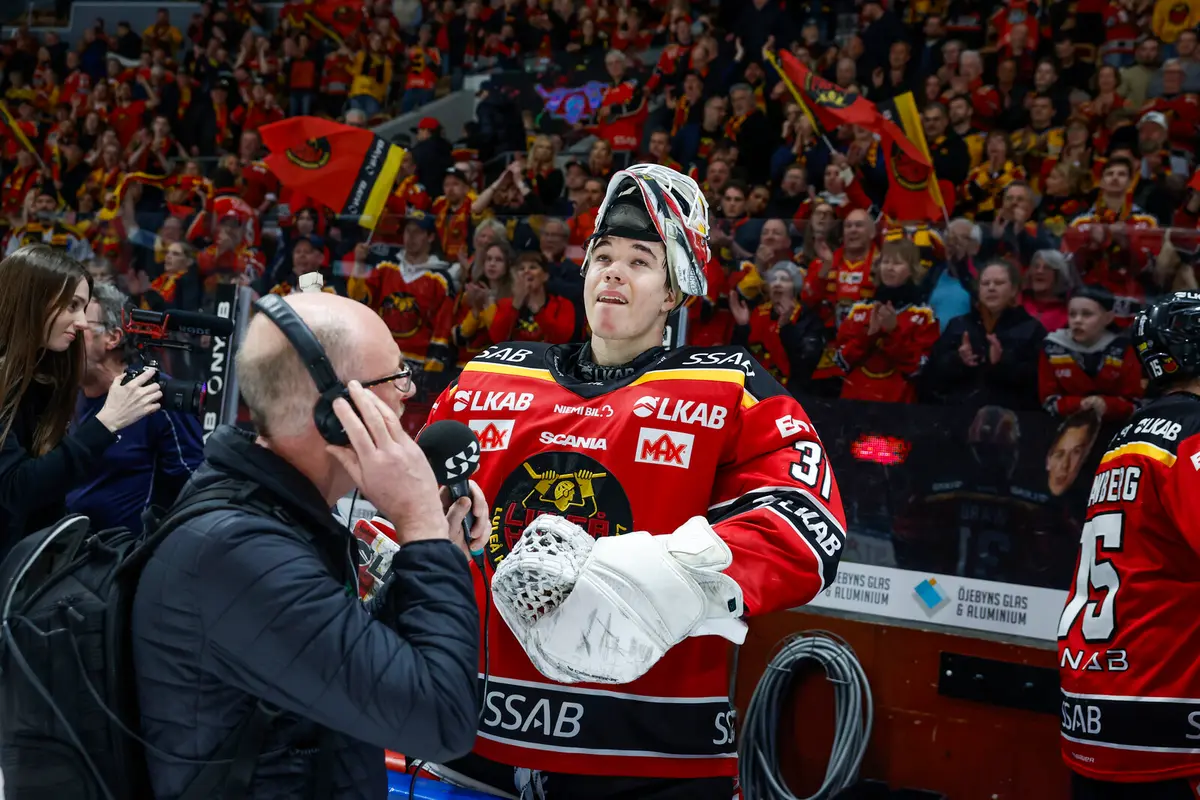 Matteus Ward Aims for Championship Glory with Luleå in SHL Playoffs