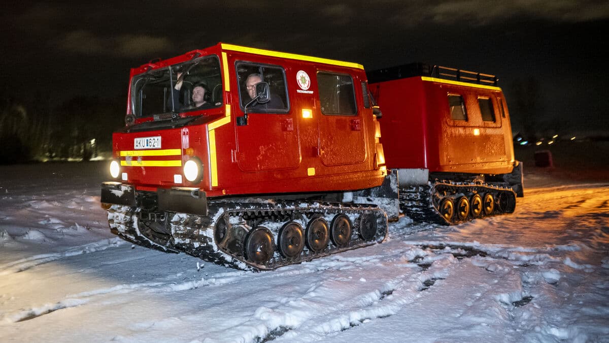 Snow chaos on E6 and E22 in Skåne – hours-long queues
