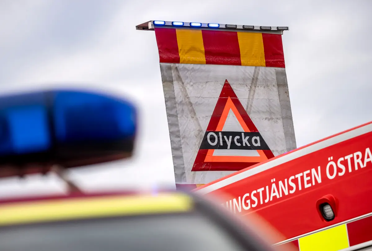 Fatal Traffic Accident Near Uppsala as Car Catches Fire
