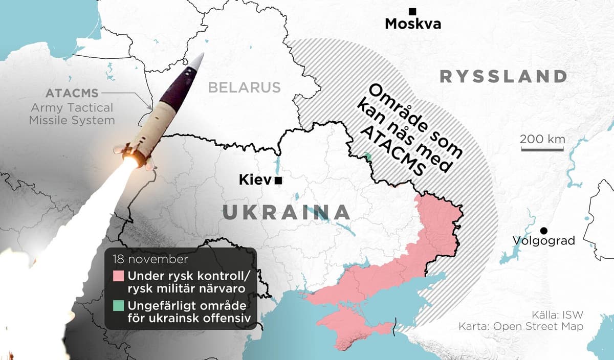 Russian threat after Ukrainian Atacms missile strike