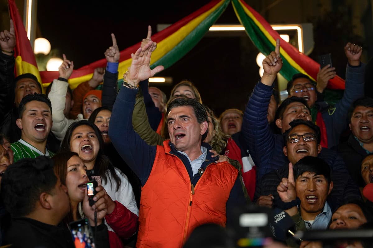 Centrist Candidate Rodrigo Paz Leads in Bolivia Election