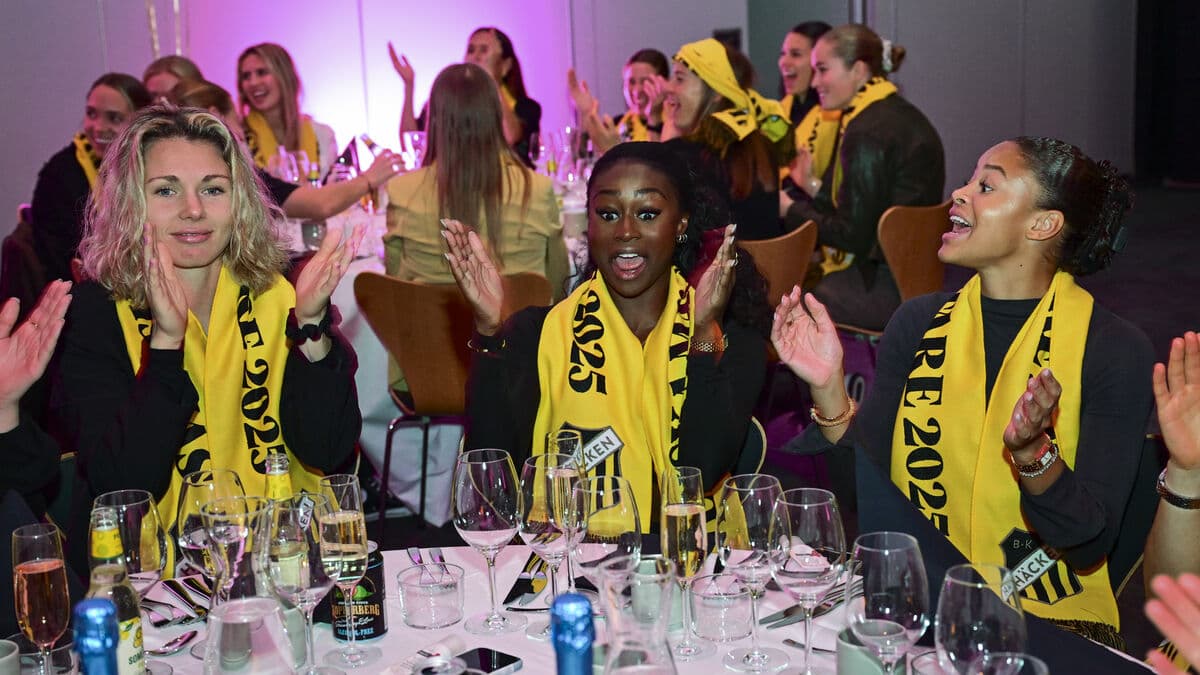 Häcken's gold celebration in Stockholm: "I'm going to celebrate like hell"