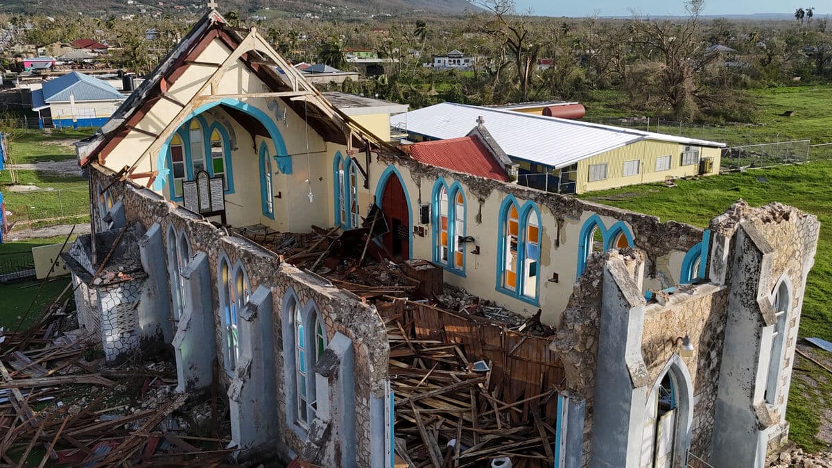Jamaican after hurricane: Roof just peeled off