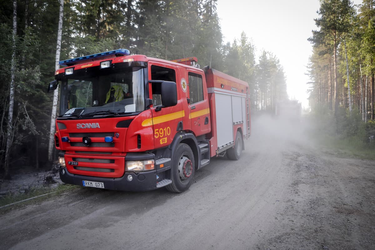High Forest Fire Risk in Southern Sweden This Week