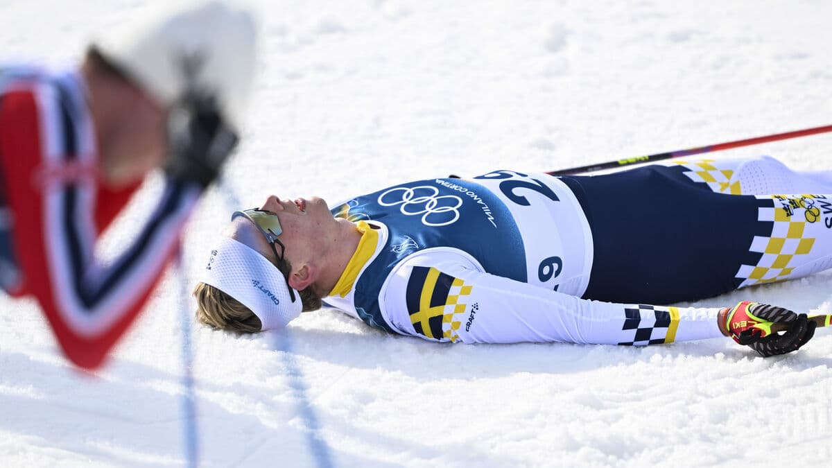 Swedish sensation totally surreal in Olympic skiathlon debut
