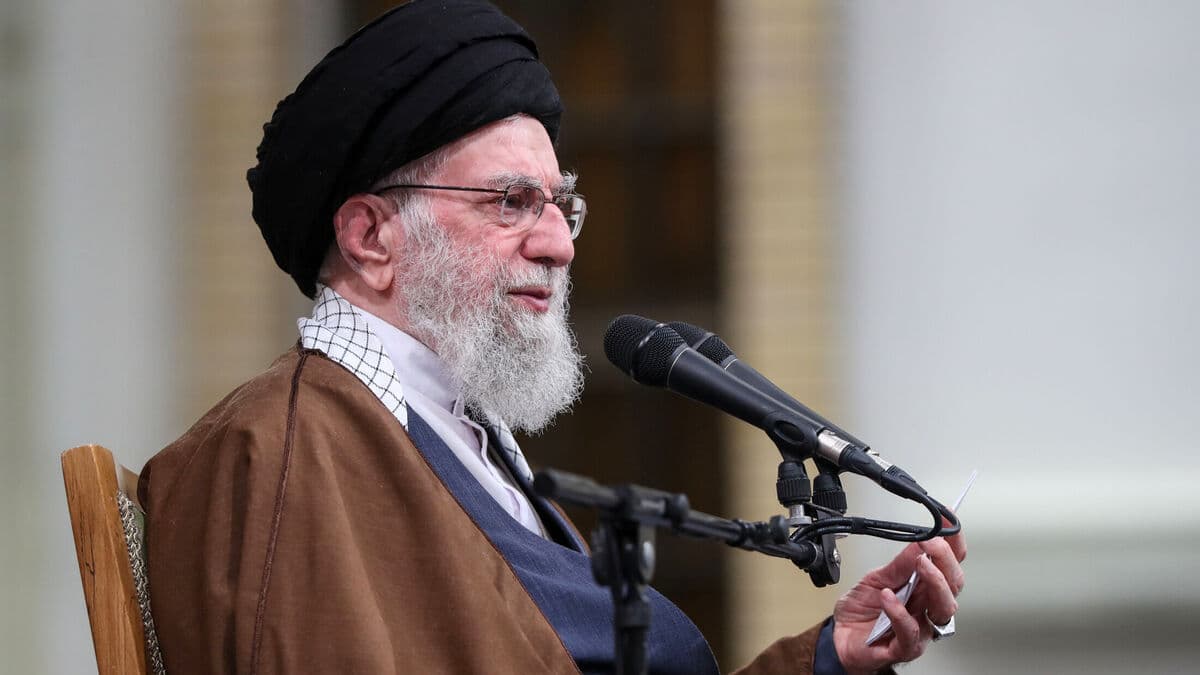 Ayatollah Ali Khamenei says rebels must be put in place